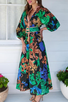 LUXE RAINFOREST SHIRT DRESS