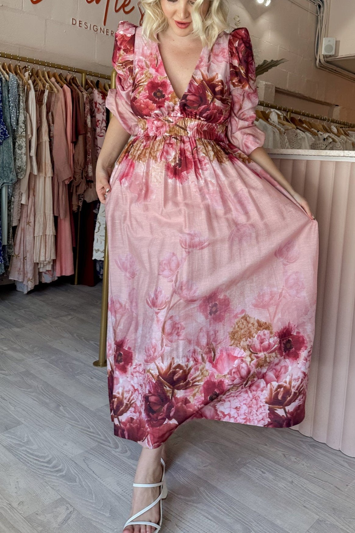 LANGUAGE OF FLOWERS MAXI DRESS