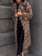 S121201 FASHIONABLE FUR COAT