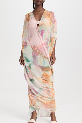 Rainbow Kaftan Cover Up