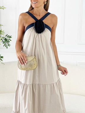 FRENCH CASUAL MAXI DRESS