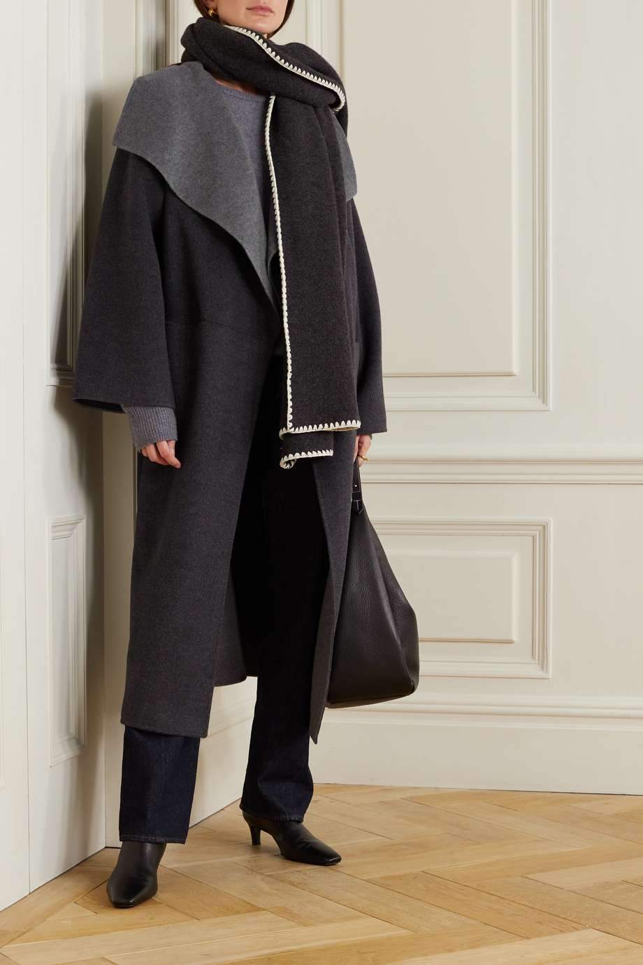 OVERSIZED WOOL AND CASHMERE-BLEND COAT