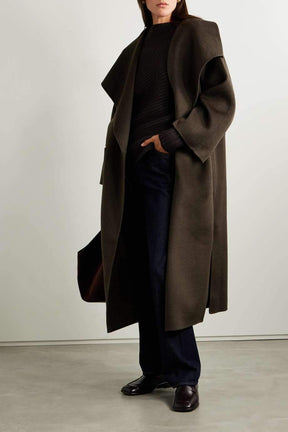 OVERSIZED WOOL AND CASHMERE-BLEND COAT