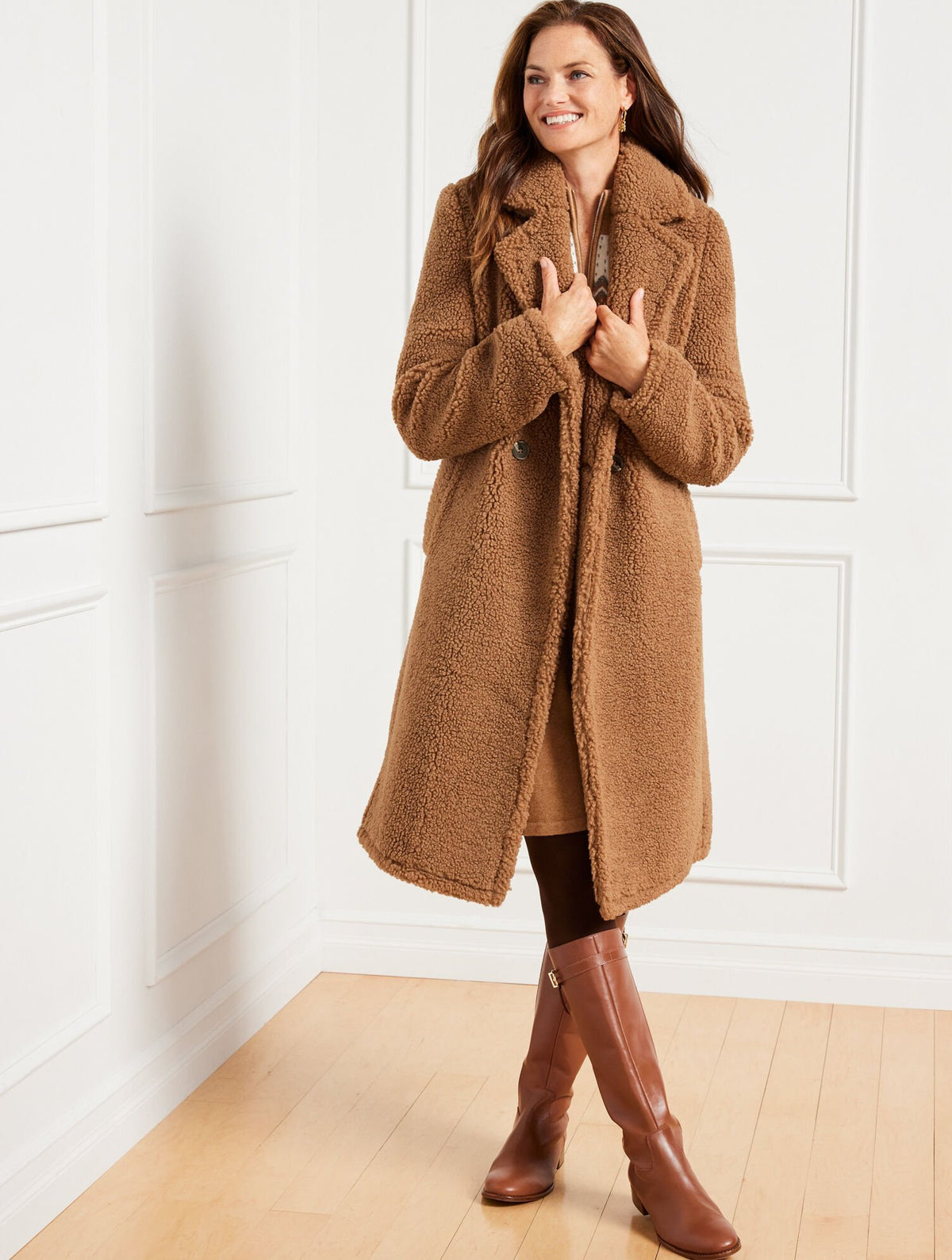 PLUSH TRENCH COAT