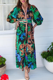 LUXE RAINFOREST SHIRT DRESS