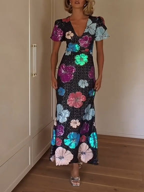 FASHION FLOWER DRESS