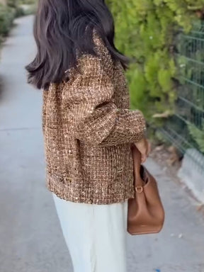 FASHION SEQUINED COAT