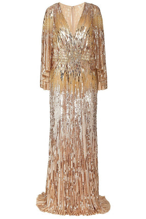 LUXURY GOLDEN MAXI DRESS