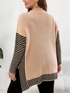 KNITTED STRIPED TOP