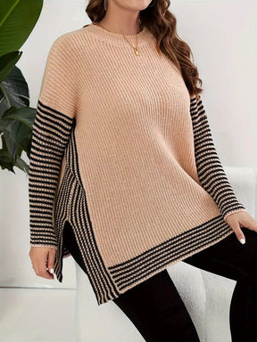 KNITTED STRIPED TOP